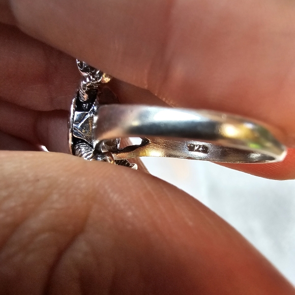 Articulated Turtle Ring 925 - Picture 3 of 4
